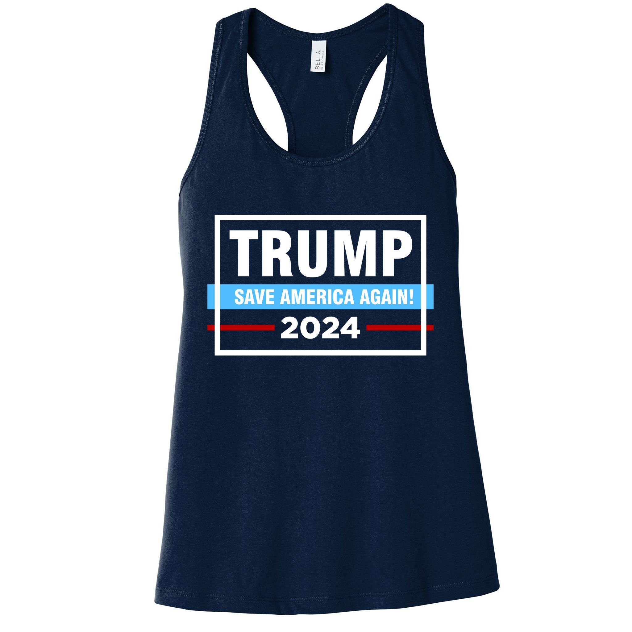 Trump 2024 Save America Again Womens Tank Top