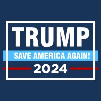 Trump 2024 Save America Again Womens T-Shirt