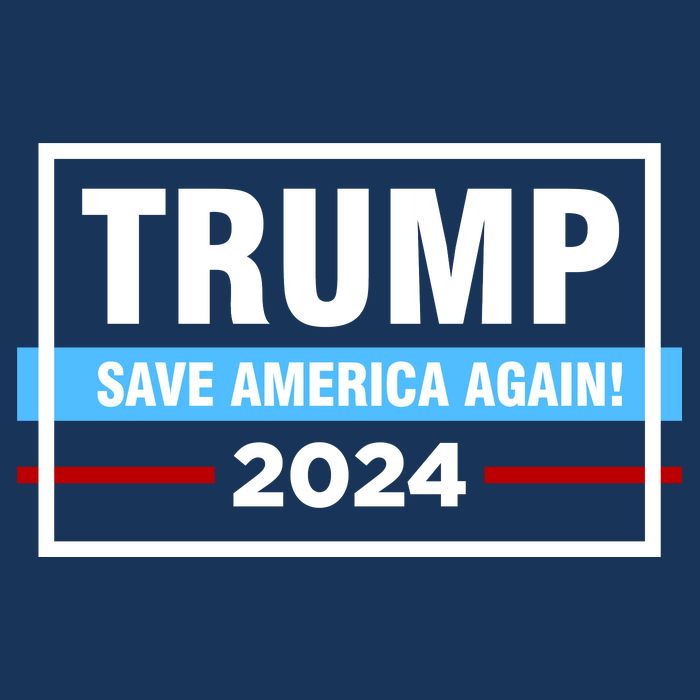 Trump 2024 Save America Again Womens T-Shirt