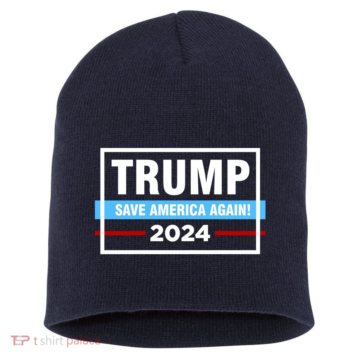 Trump 2024 Save America Again Short Acrylic Beanie