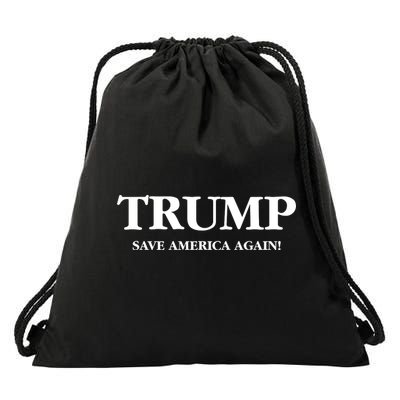 Trump 2024 Save America Again Drawstring Bag
