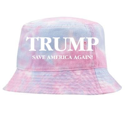 Trump 2024 Save America Again Tie-Dyed Bucket Hat