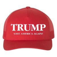 Trump 2024 Save America Again Yupoong Adult 5-Panel Trucker Hat