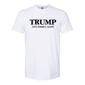 Trump 2024 Save America Again Softstyle CVC T-Shirt