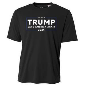 Trump 2024 Save America Save America Again Trump Cooling Performance Crew T-Shirt