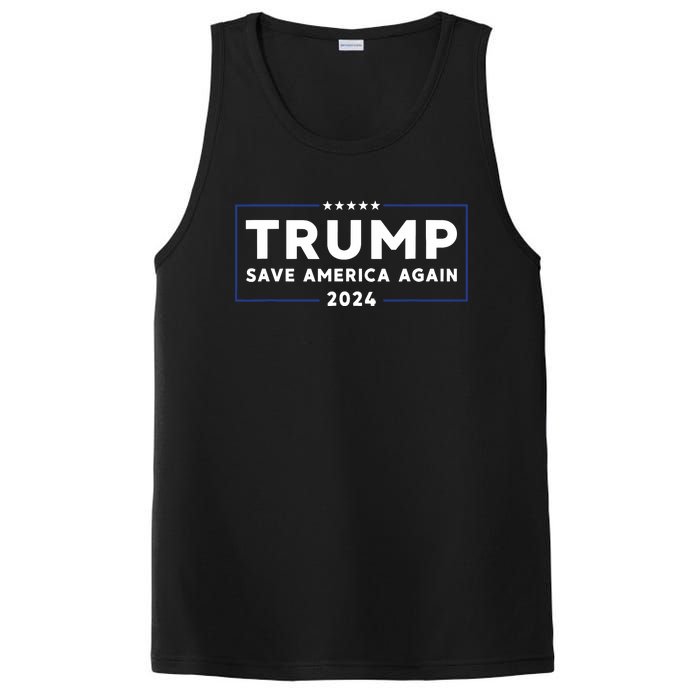 Trump 2024 Save America Save America Again Trump PosiCharge Competitor Tank