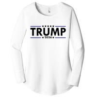 Trump 2024 Simple Logo Women's Perfect Tri Tunic Long Sleeve Shirt