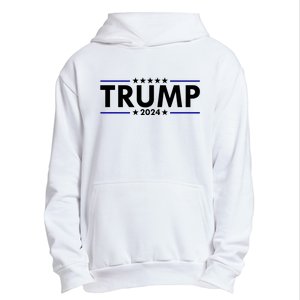 Trump 2024 Simple Logo Urban Pullover Hoodie