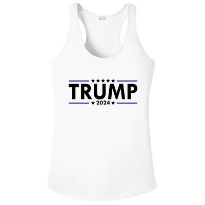 Trump 2024 Simple Logo Ladies PosiCharge Competitor Racerback Tank