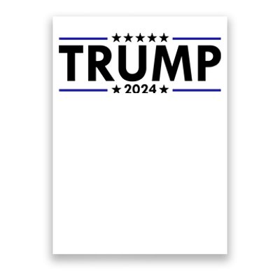 Trump 2024 Simple Logo Poster