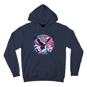 Trump 2024 Statue Of Liberty Eagle Freedom Hoodie