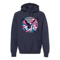 Trump 2024 Statue Of Liberty Eagle Freedom Premium Hoodie