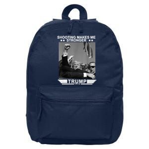 Trump 2024 Shooting Makes Me Stronger 16 in Basic Backpack