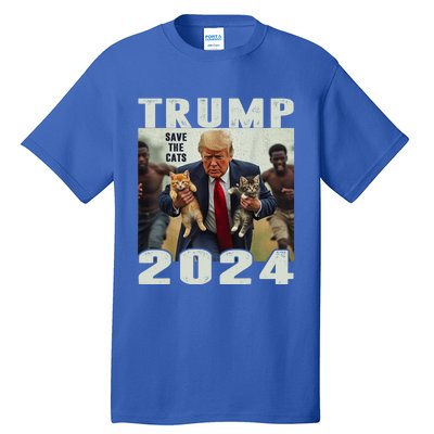 Trump 2024 Save The Cats Saying Debate Tall T-Shirt