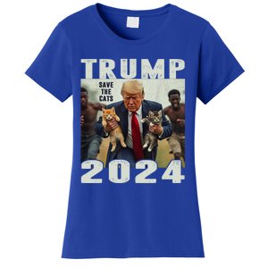 Trump 2024 Save The Cats Saying Debate Women's T-Shirt