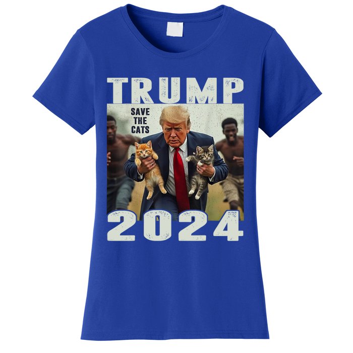 Trump 2024 Save The Cats Saying Debate Women's T-Shirt