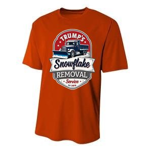 Trump 2024 Snowflake Removal Service Political Satire Performance Sprint T-Shirt