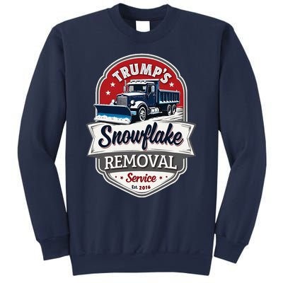 Trump 2024 Snowflake Removal Service Political Satire Sweatshirt