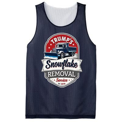 Trump 2024 Snowflake Removal Service Political Satire Mesh Reversible Basketball Jersey Tank