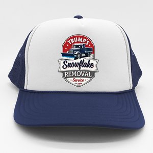 Trump 2024 Snowflake Removal Service Political Satire Trucker Hat