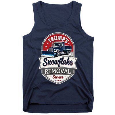 Trump 2024 Snowflake Removal Service Political Satire Tank Top