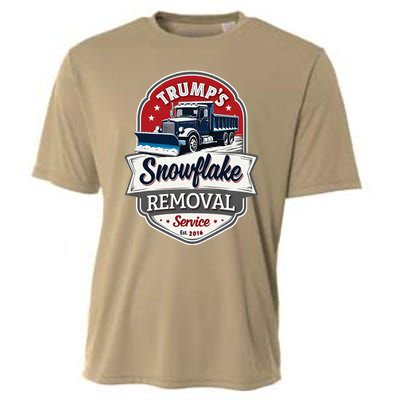 Trump 2024 Snowflake Removal Service Political Satire Cooling Performance Crew T-Shirt