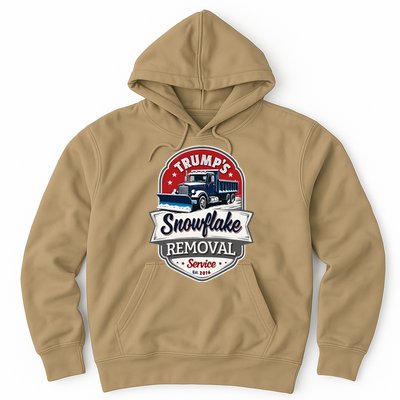 Trump 2024 Snowflake Removal Service Political Satire Hoodie