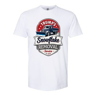 Trump 2024 Snowflake Removal Service Political Satire Softstyle CVC T-Shirt