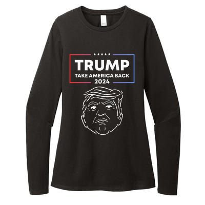 Trump 2024 Take America Back Election The Return Womens CVC Long Sleeve Shirt