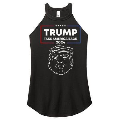 Trump 2024 Take America Back Election The Return Women's Perfect Tri Rocker Tank