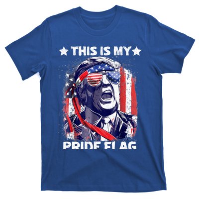 Trump 2024 This Is My Pride Flag 4th Of July Gift T-Shirt