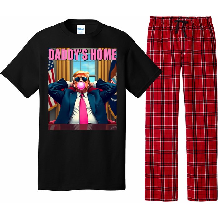 Trump 2024 Take America Back Daddys Home Gum Pajama Set