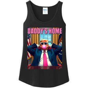 Trump 2024 Take America Back Daddys Home Gum Ladies Essential Tank