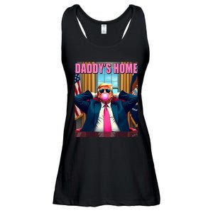 Trump 2024 Take America Back Daddys Home Gum Ladies Essential Flowy Tank