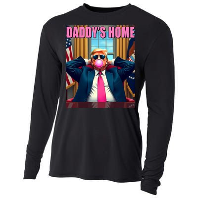 Trump 2024 Take America Back Daddys Home Gum Cooling Performance Long Sleeve Crew