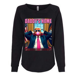 Trump 2024 Take America Back Daddys Home Gum Womens California Wash Sweatshirt