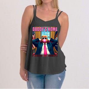 Trump 2024 Take America Back Daddys Home Gum Women's Strappy Tank