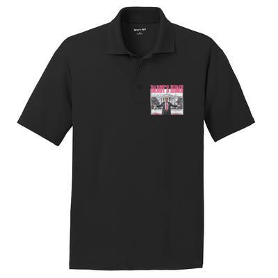 Trump 2024 Take America Back DaddyS Home Trump Pink 2024 PosiCharge RacerMesh Polo