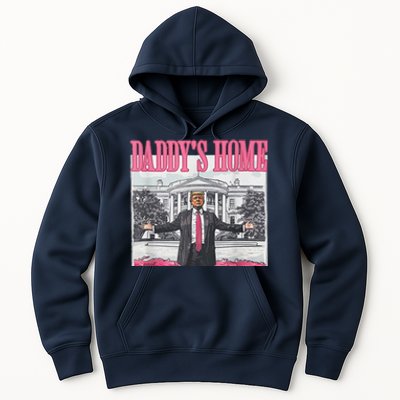 Trump 2024 Take America Back DaddyS Home Trump Pink 2024 Hoodie