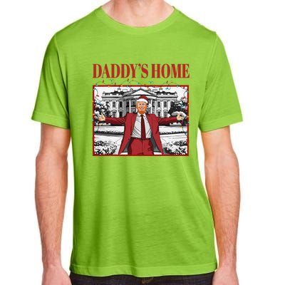 Trump 2024 Take America Back DaddyS Home Trump Christmas Adult ChromaSoft Performance T-Shirt