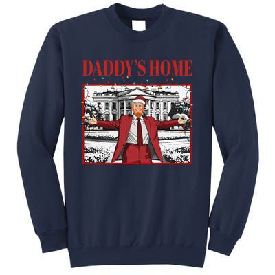 Trump 2024 Take America Back DaddyS Home Trump Christmas Sweatshirt