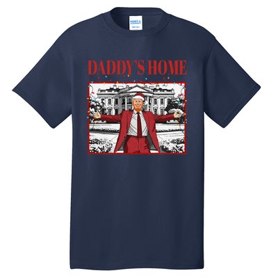 Trump 2024 Take America Back DaddyS Home Trump Christmas Tall T-Shirt