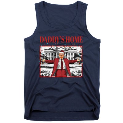 Trump 2024 Take America Back DaddyS Home Trump Christmas Tank Top