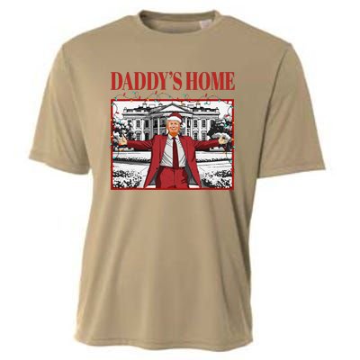 Trump 2024 Take America Back DaddyS Home Trump Christmas Cooling Performance Crew T-Shirt