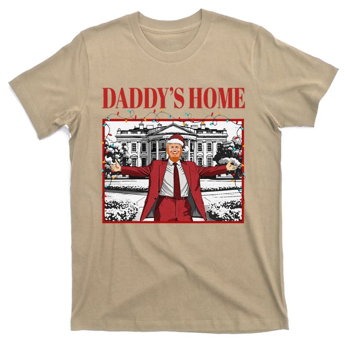 Trump 2024 Take America Back DaddyS Home Trump Christmas T-Shirt