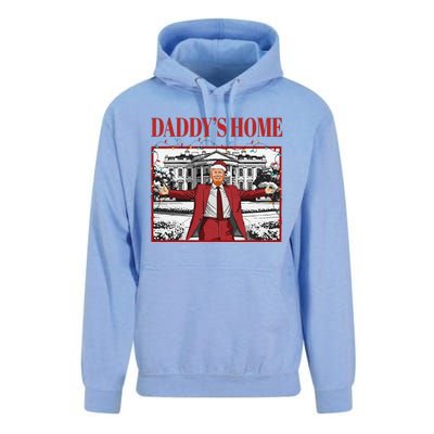 Trump 2024 Take America Back DaddyS Home Trump Christmas Unisex Surf Hoodie