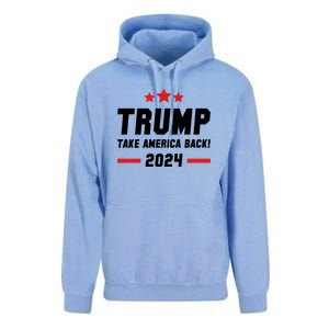 Trump 2024 Take America Back Unisex Surf Hoodie