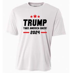 Trump 2024 Take America Back Cooling Performance Crew T-Shirt