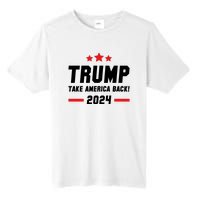 Trump 2024 Take America Back Tall Fusion ChromaSoft Performance T-Shirt