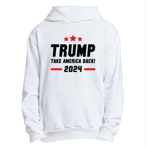 Trump 2024 Take America Back Urban Pullover Hoodie